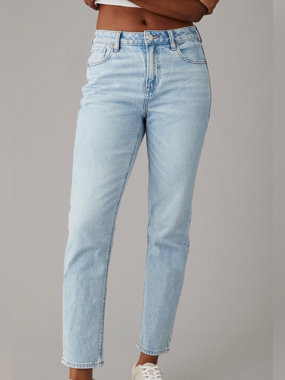 American Eagle Outfitters Light Blue Denim Jeans - Size: 10 X-SHORT